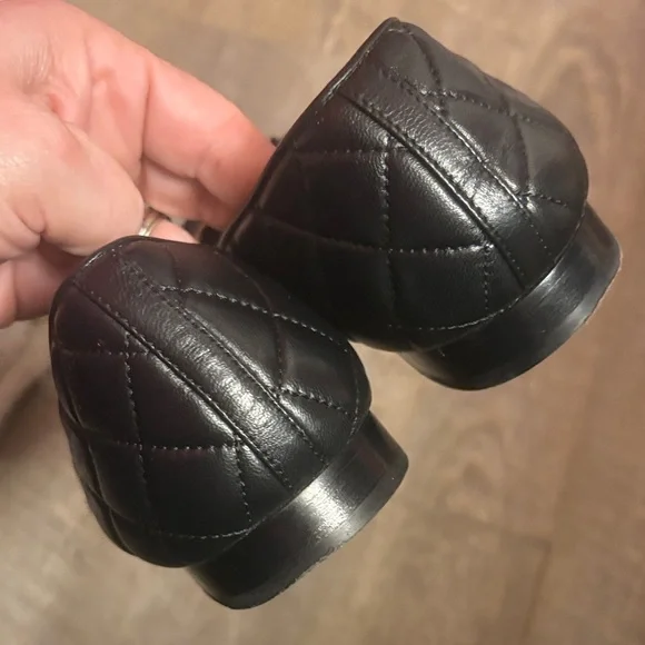 Chanel Black Quilted Leather Loafers, 39.5 - Picture 11 of 13